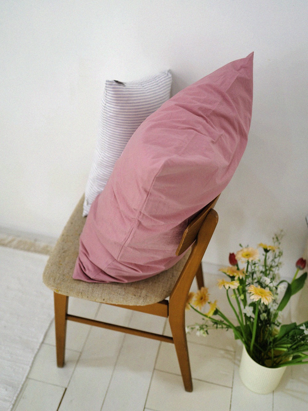 Rose Pink pillow cover