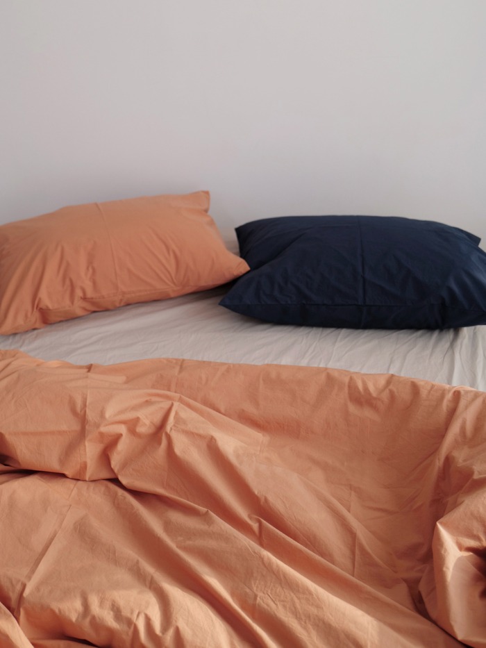 Orange bedding