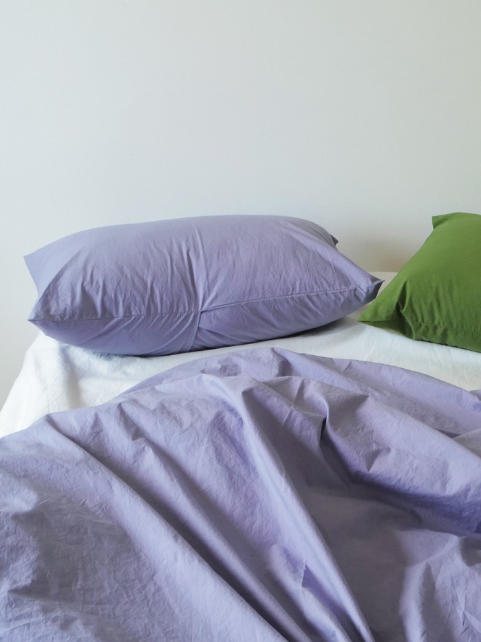 Violet pillow cover
